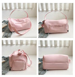 Qfdian Travel bag, women's large capacity training and fitness bag, storage crossbody backpack, adjustable shoulder strap