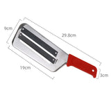 Qfdian Stainless Steel Cabbage Hand Slicer Shredder Vegetable Kitchen Manual Cutter For Making Homemade Coleslaw Or Sauerkraut.