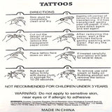 Qfdian  Waterproof Temporary Tattoo Sticker flower fake tatto flash tatoo on waist tatouage temporaire for women men girl