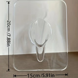 Qfdian  Creative Photo Frame Vase Art Acrylic Hydroponic Flower Arrangement Device Transparent Vase Living Room Desktop Home Decoration