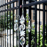 Qfdian  Magnificent Suncatcher Crystal Chakra Hanging Garden Decoration Sun Catcher Rainbow Maker Stained Glass Outdoor Decor Gift