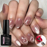 Qfdian Cat Eye Gel Polish With Nail Magnet Tools Flexible Iron Wire For Creating Heart Shapes On Nails Nail Art nail supplies iman