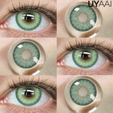 Qfdian  Color Contact Lenses Beauty Blue Lens Makeup Colorcon Fashion Natural Black Eyes Lens Natural Brown Lenses Fashion Lens