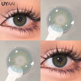 Qfdian  Color Contact Lenses Black Lens For Eye Cosmetic Woman accesories Blue Eyes Contact Makeup Beauty Colorcon Water Light