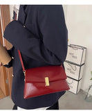 Qfdian All Match Fashion Mini Square Bags Office Lady Luxury Design Chic Women Underarm Bag Trendy Chic Y2k Aesthetic Shoulder Handbags