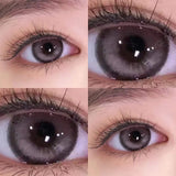 Qfdian  2pcs Cyberpunk Blue Contact Lenses for Eyes Fashion Color Pupils Beauty Eye Color lenses Natural Gray Lens Myopia Lenses
