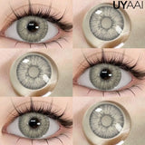 Qfdian  Color Contact Lenses Beauty Blue Lens Makeup Colorcon Fashion Natural Black Eyes Lens Natural Brown Lenses Fashion Lens