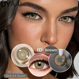 Qfdian  Contact Lenses Beauty Color Contact Blue Eye Color Lenses Natual Black Lenses Woman Accesories Natural Contact Lenses
