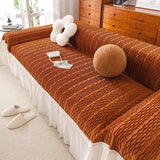 Qfdian  Sofa Towel Cover Cloth Anti Slip French Cream Style Full Package Universal  Cloth Blanket Skin Friendly Delicate Decorative Pad