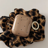 Qfdian ins simple style coffee colored wine red khaki soft earphone shockproof bumper funda case for airpods 1 2 3 pro 2 silicone cover