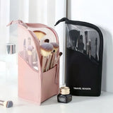 Qfdian  storage box organizer suitable for holiday bedroom series 1 pieces upright makeup brush holder box - portable and easy to use,