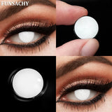 Qfdian  Cosplay Dragon Contact Lenses for Eyes Anime Role Playing Lens Halloween Cosplay Black Contacts Yearly Cosmetics Pupils