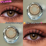 Qfdian  1 Pair Cleopatra Pupils Lens Yearly  For Eyes Blue Green Contact LensNatural Len Colorcon High Quality Lense