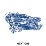 Qfdian New Wholesale Juice Chest Stickers Tattoo Herbal Semi-permanent Back Tatoo Wings Tattoo Stickpaper