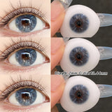 Qfdian  2pcs/pair Beauty Colored Contact Lenses Natural Magnifying Pupil Pink/Blue/Gray/BlackBest Selling Lenses