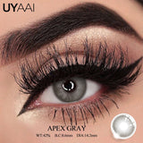 Qfdian  Colored Contact Lens NEW Twilight Series Cosmetics Natual Black Lens Woman Makeup Green Pupils Beauty Blue Contacts Lenses