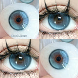 Qfdian  1 Pair Pink Series Contact Lenses for Eyes Beauty Pupils Makeup Eye Lenses for Myopia Natural Color Lenses Blue Lenses