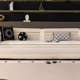 Qfdian  Modern Simple Sofa Cover Advanced Light Luxury One-piece Sofa Cover Four-season Universal Skin-friendly Non-slip Seat Cushion
