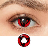 Qfdian Halloween Contact Lenses White Cat Eye Cosplay Contact Lenses Crazy Eye Contacts Whiteout Lens for Cosplay Anime Accessorie