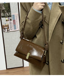 Qfdian All Match Fashion Mini Square Bags Office Lady Luxury Design Chic Women Underarm Bag Trendy Chic Y2k Aesthetic Shoulder Handbags