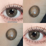 Qfdian  2pcs Blue Bow Brown Bow Contact Lenses For Makeup Eyes Naturl Eye Color Lenses Beauty Cosmetics Pupils Gray Brown Lenses