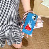 Qfdian New Arrival Fruit Phone Case Bracelet Pendant For Iphone 16ProMax 16Pro 13 14 15 16 Pro Max 14ProMax 15Pro 15ProMax Cover