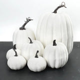 Qfdian  1Set Halloween Artificial Pumpkin Model Simulation Pumpkin Decor for Garden Party Holiday Decoration Use