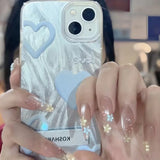 Qfdian 10Pcs Handmade Manicure Long Almond Fake Nails Cute Flower Limited Nails Press On Nails Design Wearable Nail Artificial Manicure