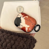 Qfdian Creative Design Clear Watercolor Silicone Fundas For AirPods Pro/Pro 2 Earphone Case For AirPods 1 2 3 4 Soft Cover With Lanyard