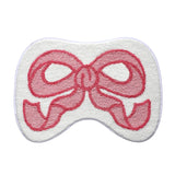 Qfdian  Pink Bow Bath Mat Thickened Flocked Microfiber Bathroom Rug Super Absorbent Anti-slip Foot Mats Soft and Comfortable