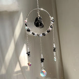 Qfdian  Dreamy Crystal Sun Catcher Pendant Rainbow Maker Crystal Room Pendant Garden Accessories Catchsun Outdoor Garden Decoration Gift