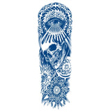 Qfdian Full Leg Arm Temporary Herbal Juice Ink Tattoo Stickers Lasting  15 Days Waterproof Tattoo  Animal  Tattoo Stickers for Men Boys