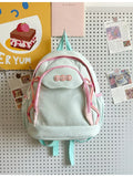 Qfdian Japanese Ins Transparent Ita Bags Kawaii Women Y2k Aesthetic Sweet Mini Backpacks Fashion All Match Cute Girls Schoolbags Trendy