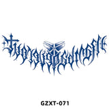 Qfdian New Wholesale Juice Chest Stickers Tattoo Herbal Semi-permanent Back Tatoo Wings Tattoo Stickpaper