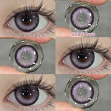 Qfdian  New Green Contact Lenses Beauty Eye lenses Myopia Color Contact Lenses for Eyes Natural Color Pupils Blue Lens 2pcs/pair