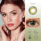 Qfdian Magister Colored Contact Lenses For Eyes 1 Pair Color Contact Lenses 3 TONE Color Lens Eyes Contacts