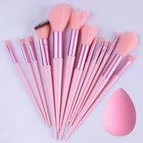 Qfdian Makeup Brush Set Soft Fluffy Professiona Cosmetic Foundation Powder Eyeshadow Kabuki Blending Make Up Brush Beauty Tool Makeup