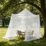 Qfdian  Square Oversized Mosquito Net Suitable for Both Outdoor and Indoor Use with 1 Opening Mesh Curtain for Camping
