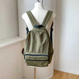 Qfdian  Outdoors Casual High-capacity Vintage Backpack Korean All Match Grunge Preppy Schoolbag Trendy Simple Streetwear Backpacks Women