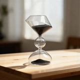 Qfdian  Creative Glass Hourglass Timer Home Art Alien Three Sections Sand Clocks Desktop Office Decor Creative Gifts Modern Home Decor