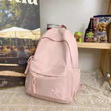 Qfdian  Women Y2k Aesthetic Simple Star Backpack All Match Students Fashion Casual Schoolbags Japanese High-capacity Backpacks Trendy