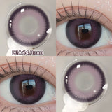 Qfdian  2pcs Myopia Color Contact Lenses for Eyes with Prescription Beauty Pupils Makeup Eye Color Lenses Fashion Blue Lenses