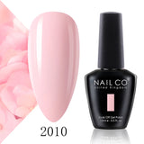 Qfdian  15ml 334 Blue Pink Colors Nail Gel Polish Soak Off UV LED Nail Lacquer Varnish Semi Permanent Nail Art Gel For Nail Art