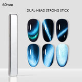 Qfdian Cat Eye Gel Polish With Nail Magnet Tools Flexible Iron Wire For Creating Heart Shapes On Nails Nail Art nail supplies iman