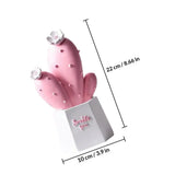 Qfdian  1Pcs Pink Resin Cactus Home Ornament Creative Photographic Prop Tabletop Decoration Home Resin Craft Festival Layout Decor