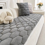 Qfdian  Thick Sofa Cover Cloth One-piece Laying Straight Row Anti Slip and Anti Cat Scratch Sofa Cushion Cover Autumn and Winter Styles