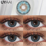 Qfdian  Cleopatra Series NEW Colored Pupils Makeup Green Contact Lenses Beauty Women Colored Pupils Cosmetic Brown Natural Pupils