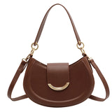 Qfdian 2025 New Y2k Aesthetic Simple Fairy Underarm Bag Women Trendy All Match Top-Handle Bags Vintage Casual Fashion Shoulder Handbags