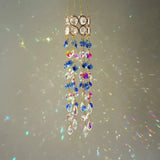 Qfdian  Suspend Suncatcher Crystal Chakra Windowsill Garden Decoration Sun Catcher Rainbow Maker Stained Glass Outdoor Decoration Gifts