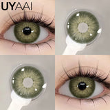 Qfdian  Contact Lenses Beauty Black Lens Makeup PATTAYA Green Lens Blue Eyes Color Lenses Natural Brown Lens Cosmetics Gray Eyes